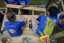 Building a handicap ramp